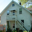 Rear of house